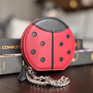 Coach - Ladybug Pouch Bag Charm Coin Purse